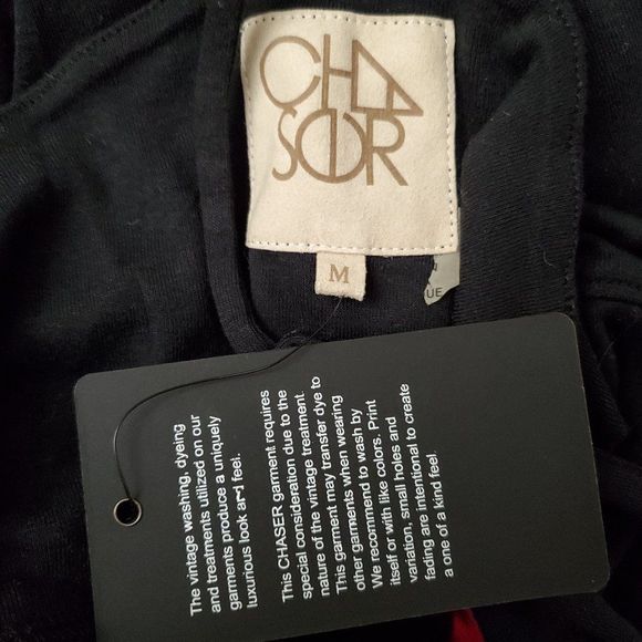 𝅺chaser NEW Black Peek A Boo Tank Top M - Picture 5 of 5